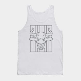 Bull's Head Tribal Tank Top